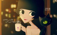 拉手风琴的小姑娘