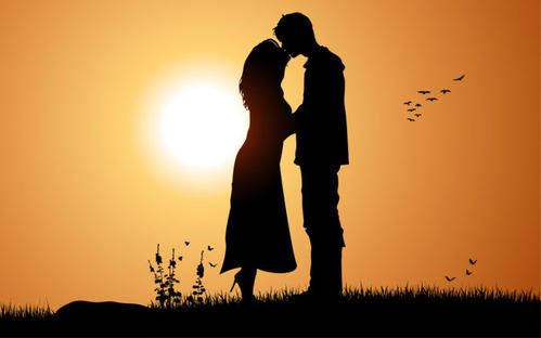 父子共享美食时光